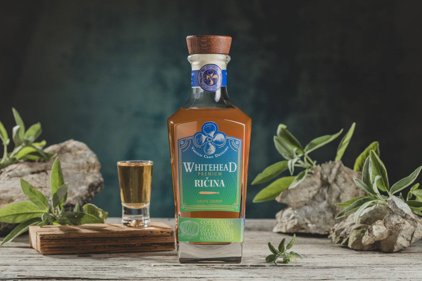 Rakija kadulja- Ričina u boci od 0,5 L VCD